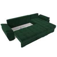 Угловой диван Нэстор (велюр зелёный) - Изображение 3